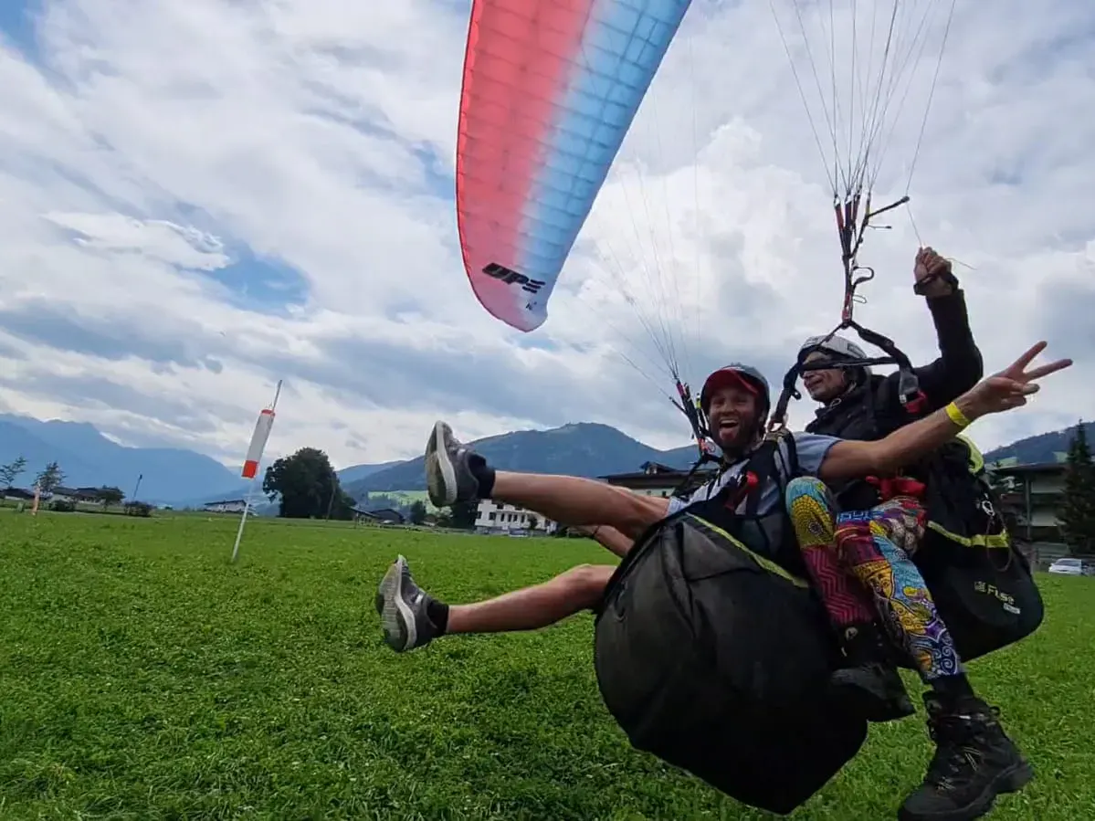 landeanflug in fügen