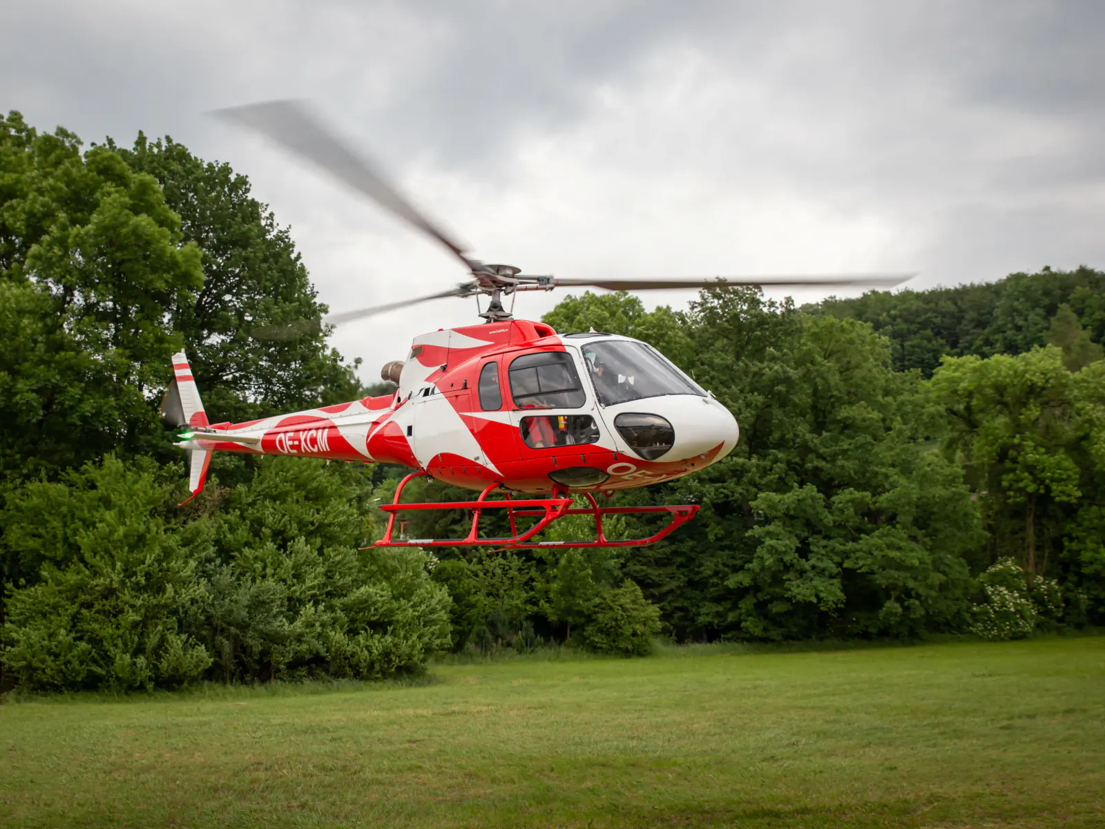 Hubschrauber in der Luft