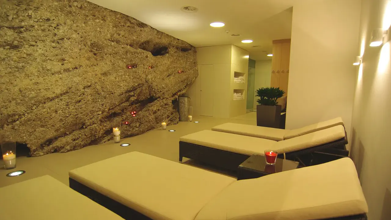 Ruheraum im Wellnessbereich des Hotels Christkindlwirt