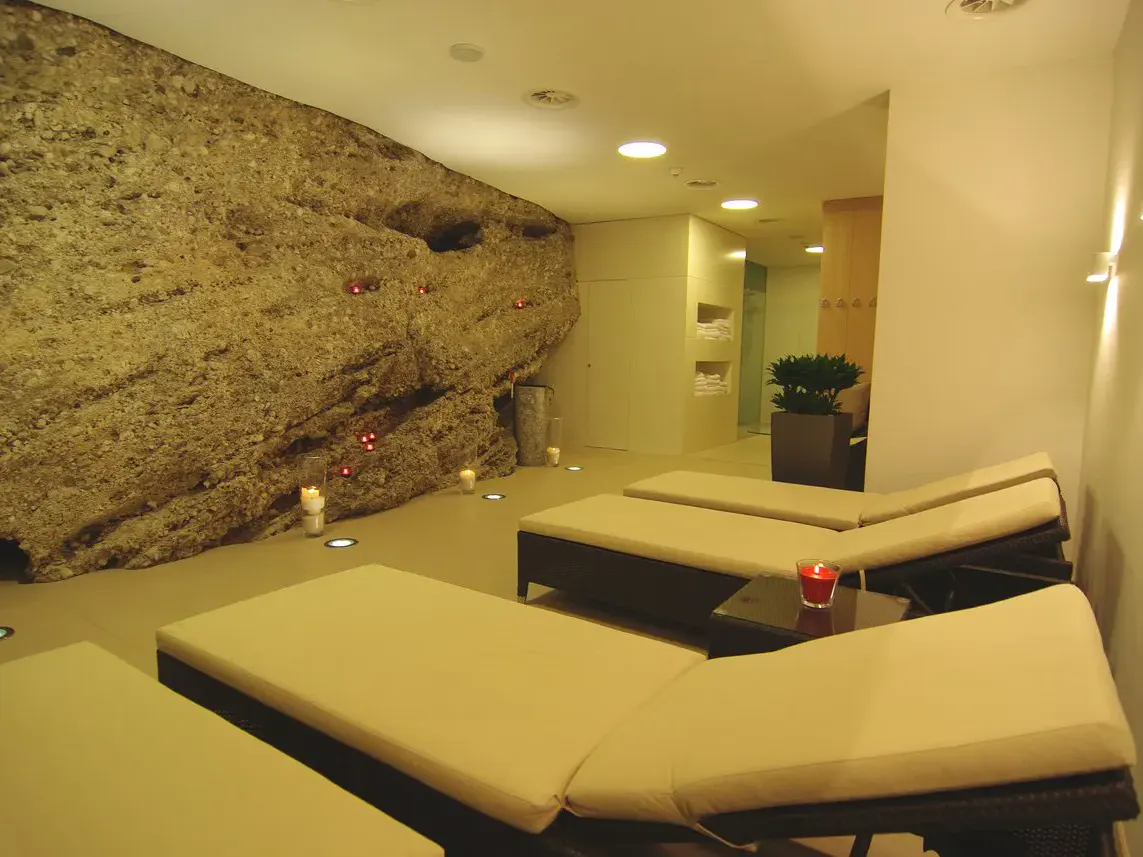 Ruheraum im Wellnessbereich des Hotels Christkindlwirt
