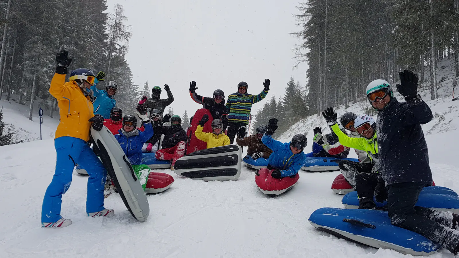 Airboarden auf der Reiteralm