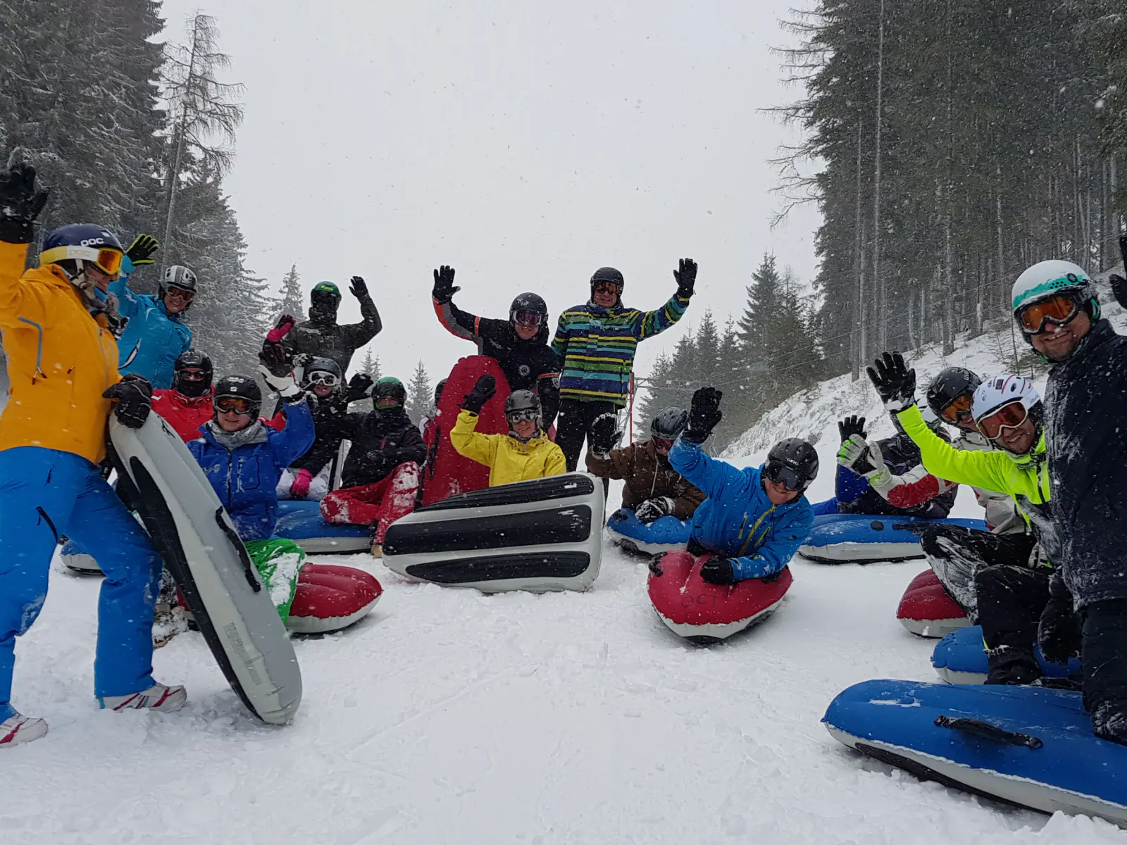 Airboarden auf der Reiteralm