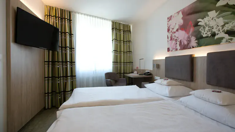 Beispiel eines Doppelzimmers im Central Hotel Eschborn
