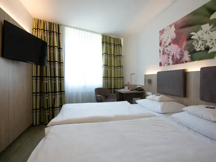 Beispiel eines Doppelzimmers im Central Hotel Eschborn