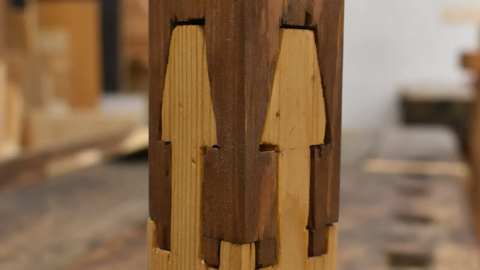 Japanische Holzverbindung
