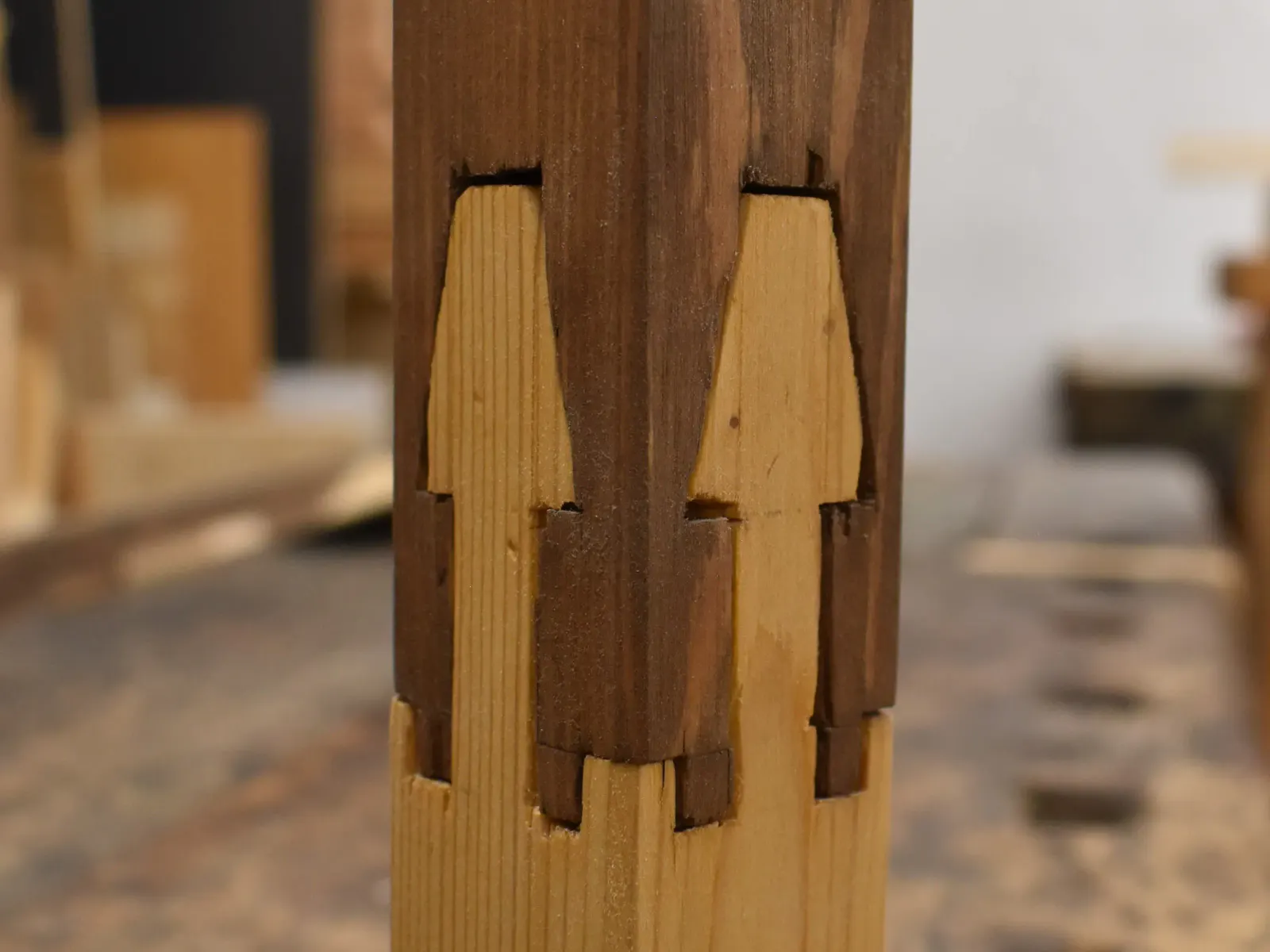 Japanische Holzverbindung