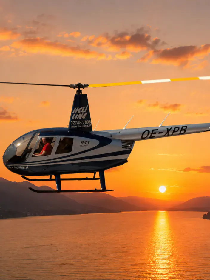 Hubschrauber fliegend