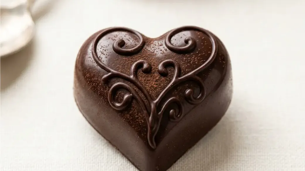 Dunkles Pralinenherz