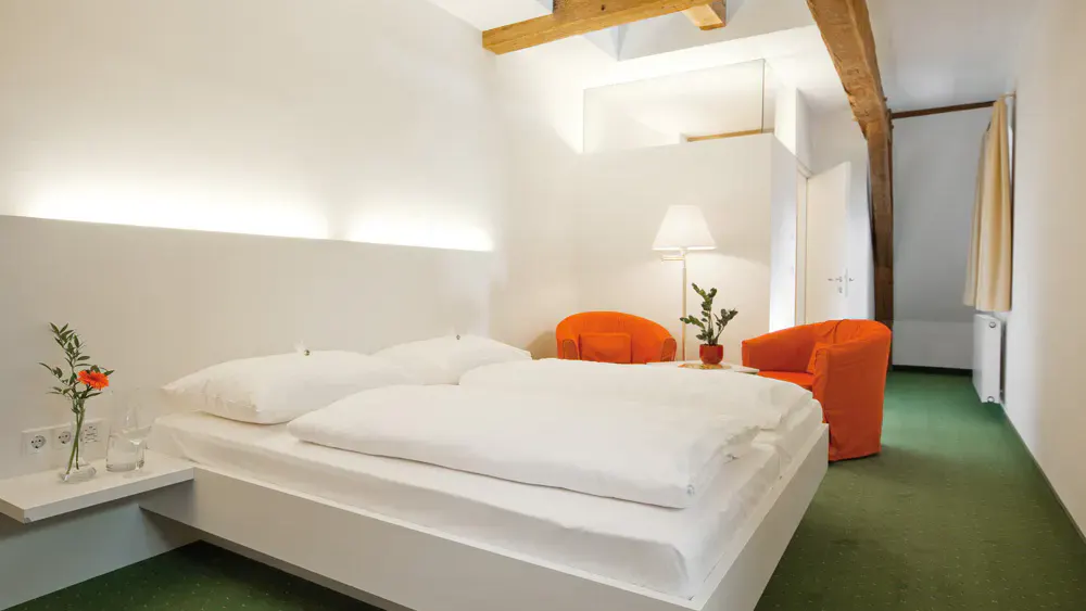 Doppelzimmer-Beispiel im Schüttkasten Geras