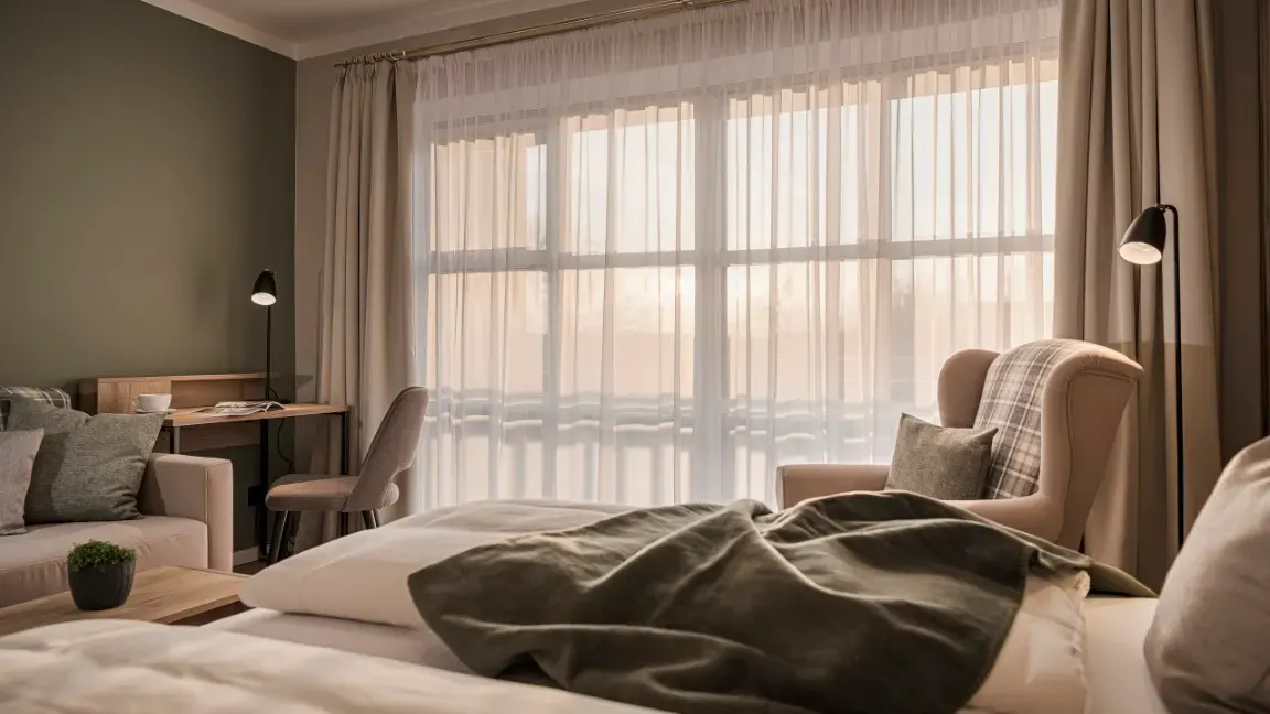 Ein Doppelzimmer basic im MY MAYR MED Resort