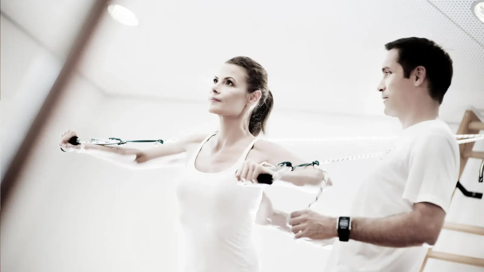 Personal Trainer mit Gast im Reduce Hotel THERMAL