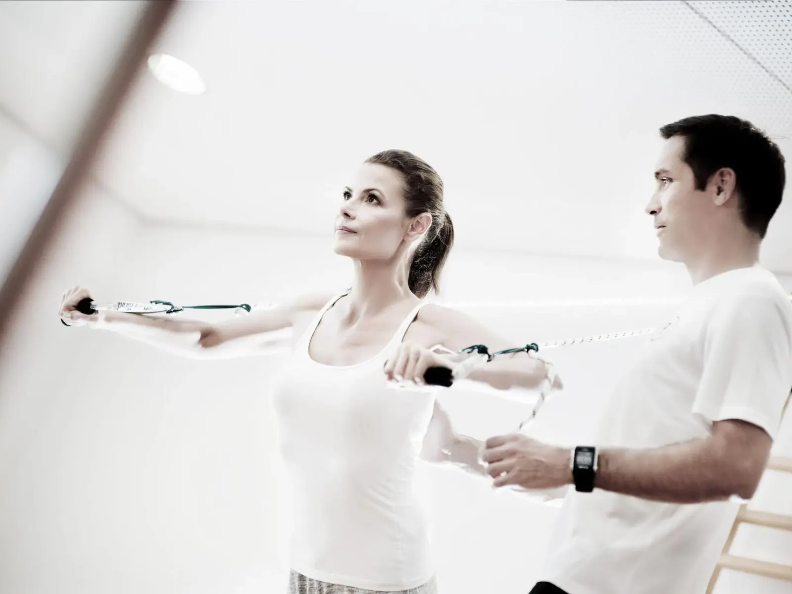 Personal Trainer mit Gast im Reduce Hotel THERMAL
