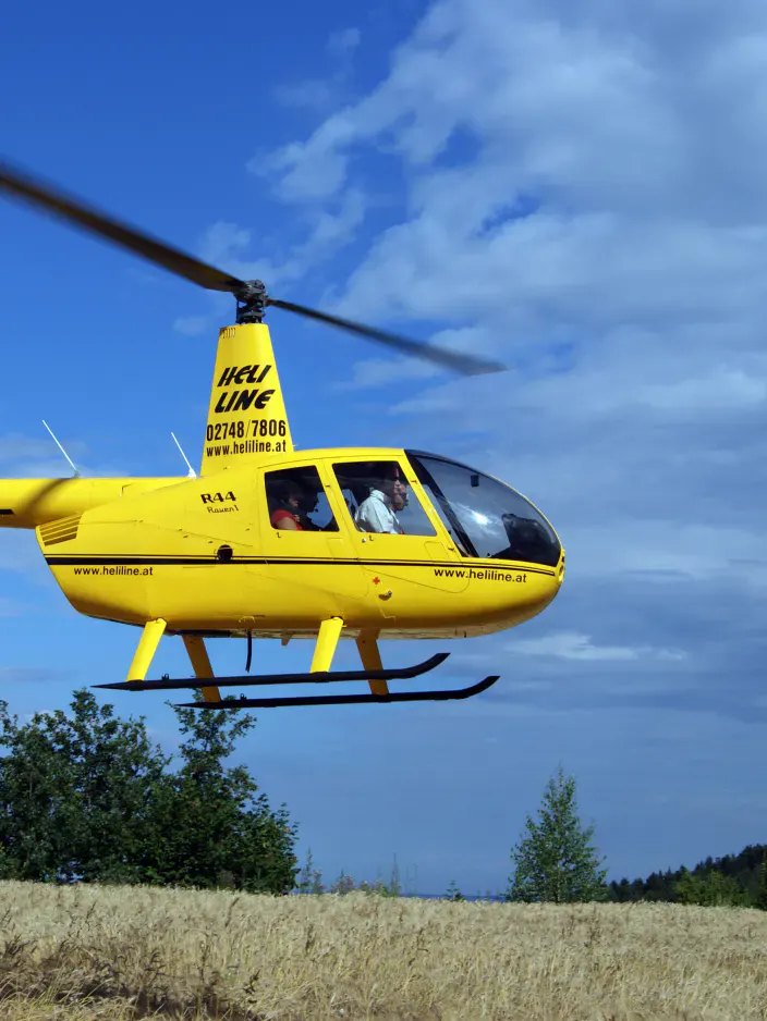 Hubschrauber in der Luft
