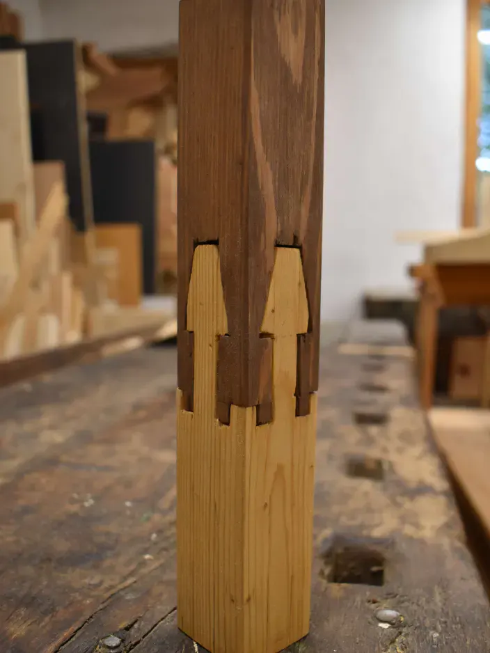 Japanische Holzverbindung