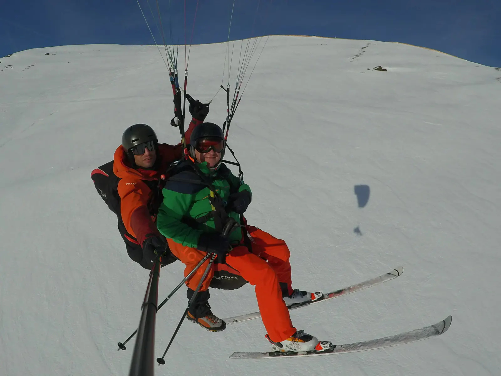 mit skis fliegen