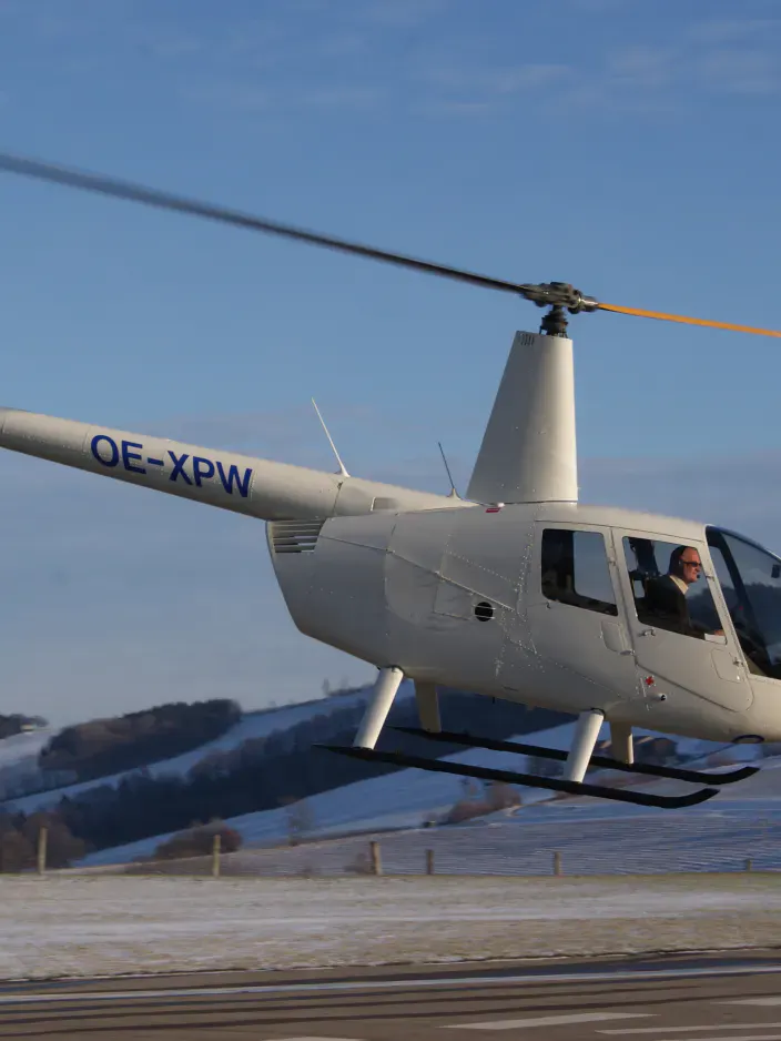 Helikopter in der Luft