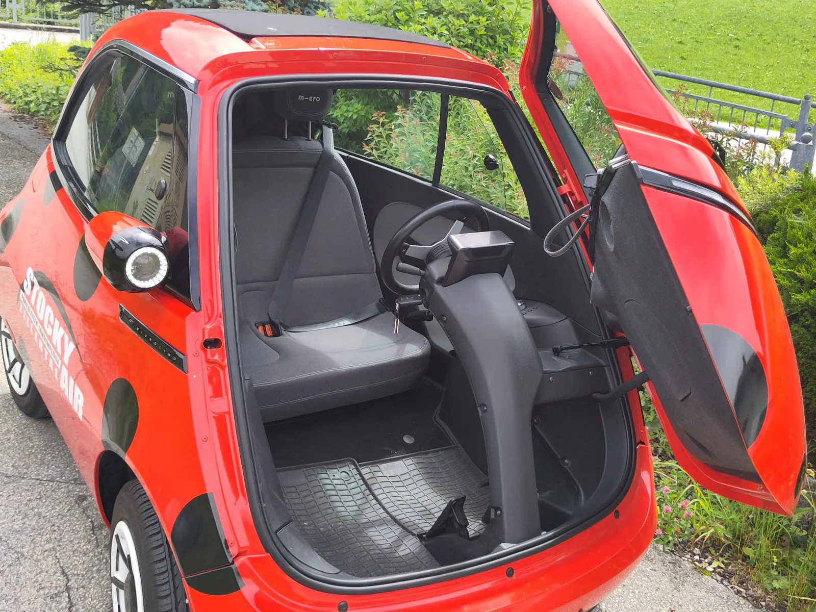 vorne einsteigen platz für 2
