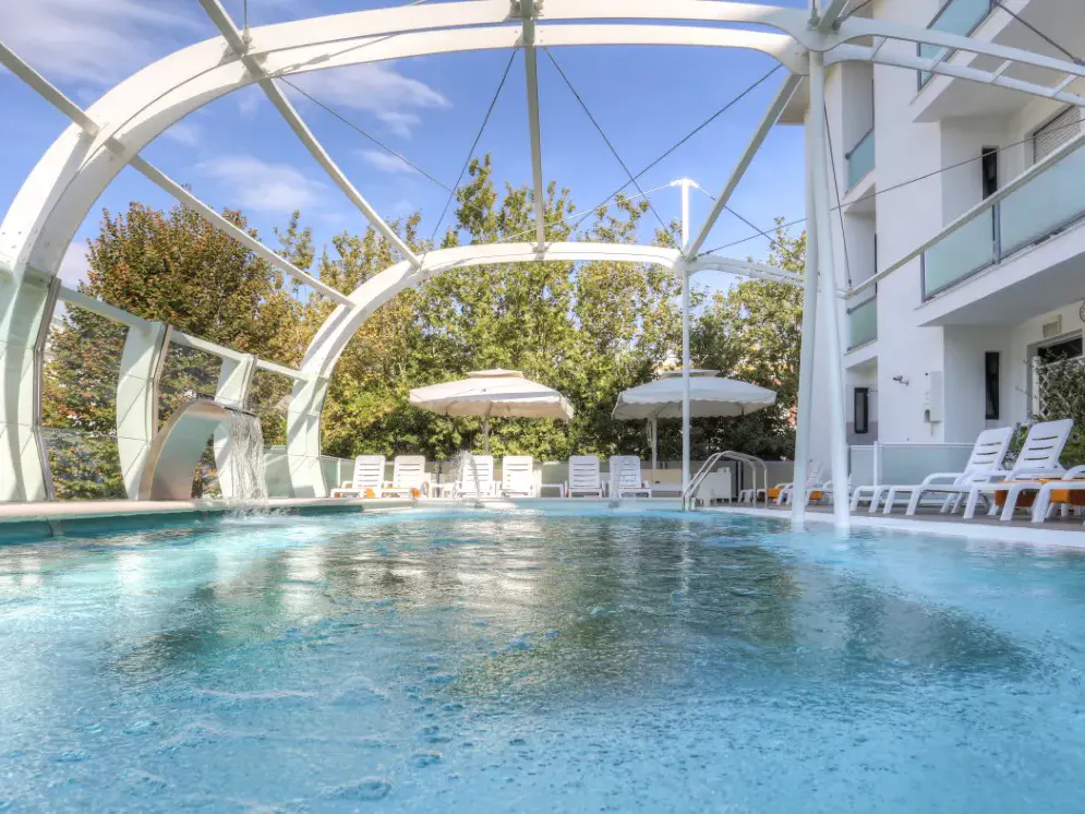Hallenbad im Hotel Boemia