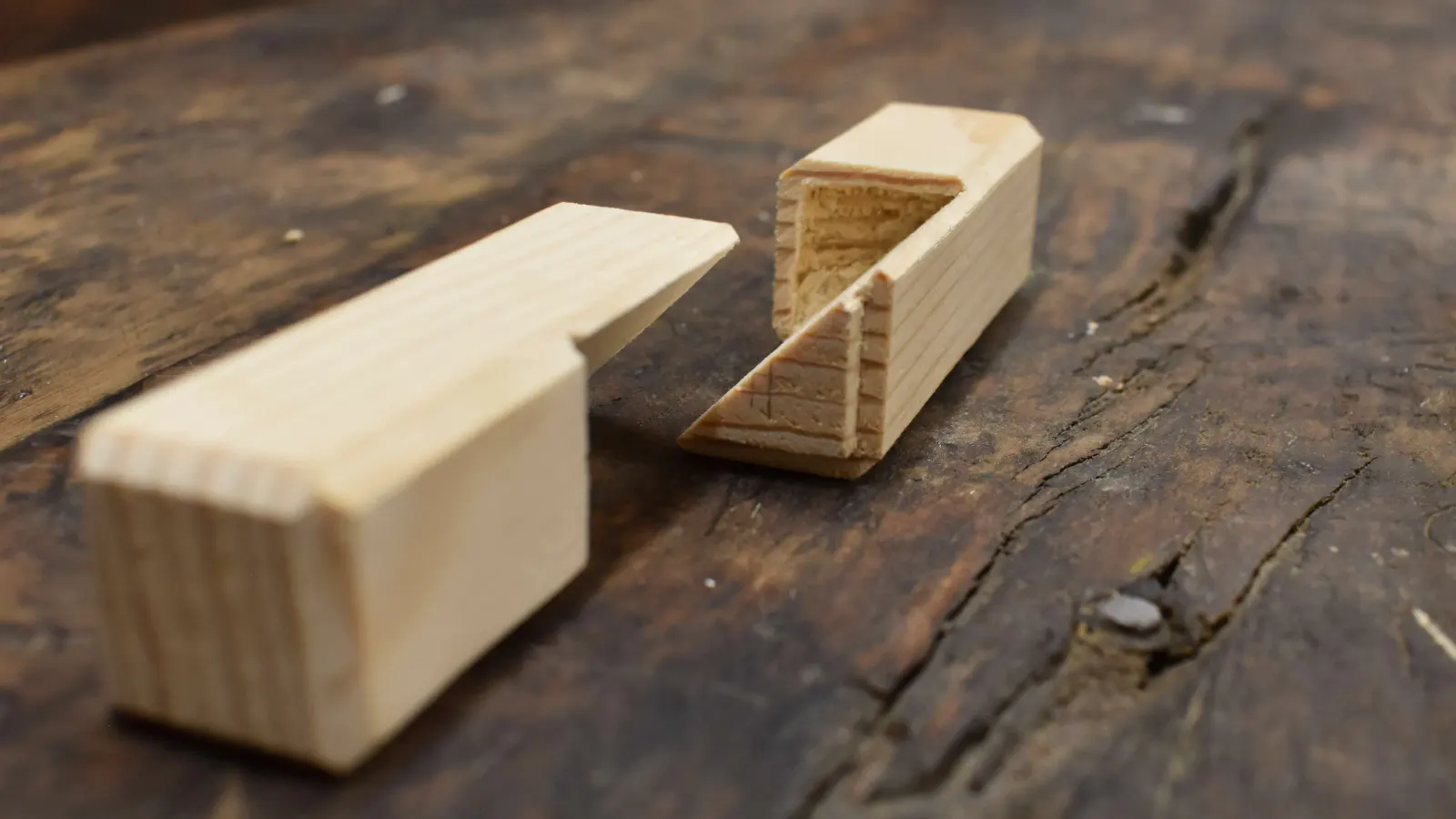 Japanische Holzverbindung