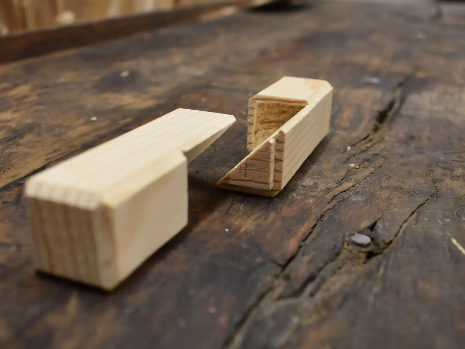 Japanische Holzverbindung