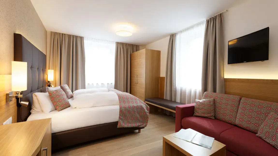 Zimmerbeispiel im Hotel Restaurant Donauhof