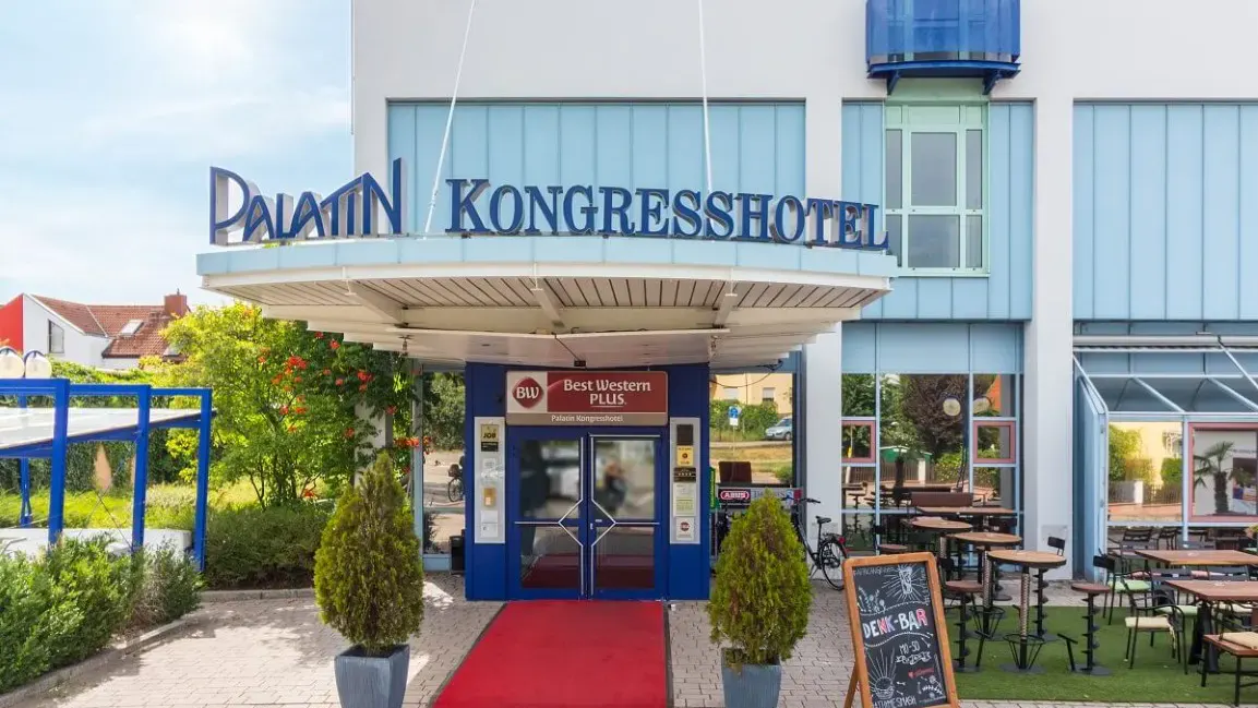 Eingangsbereich des Best Western Hotels Palatin in Wiesloch