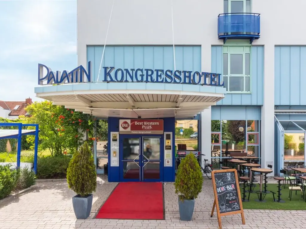 Eingangsbereich des Best Western Hotels Palatin in Wiesloch