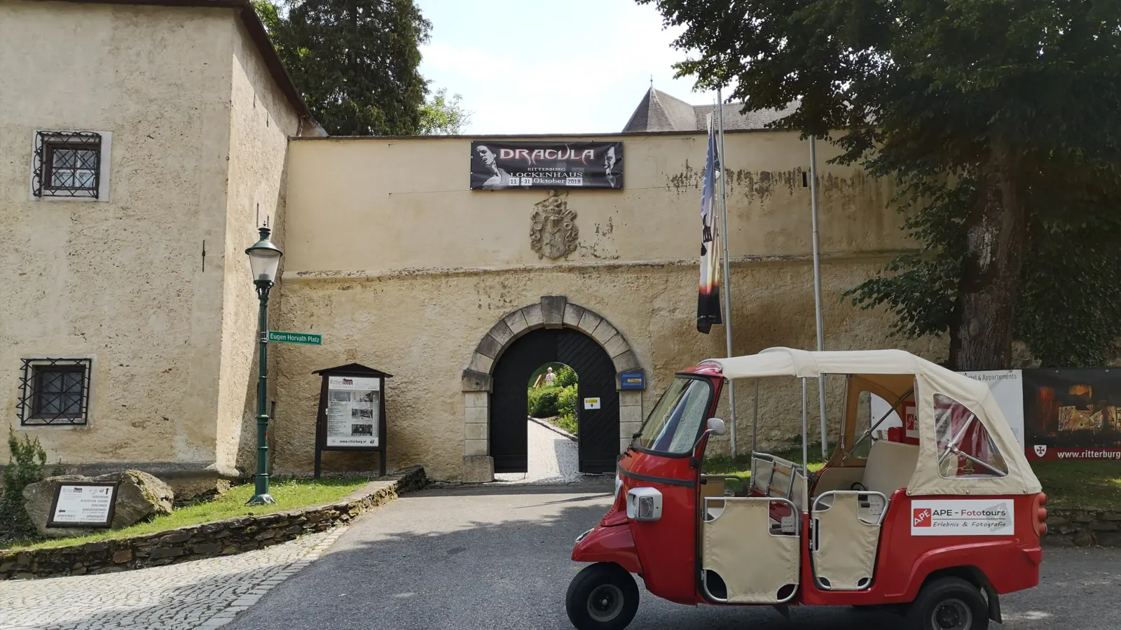Eingang Burg Lockenhaus