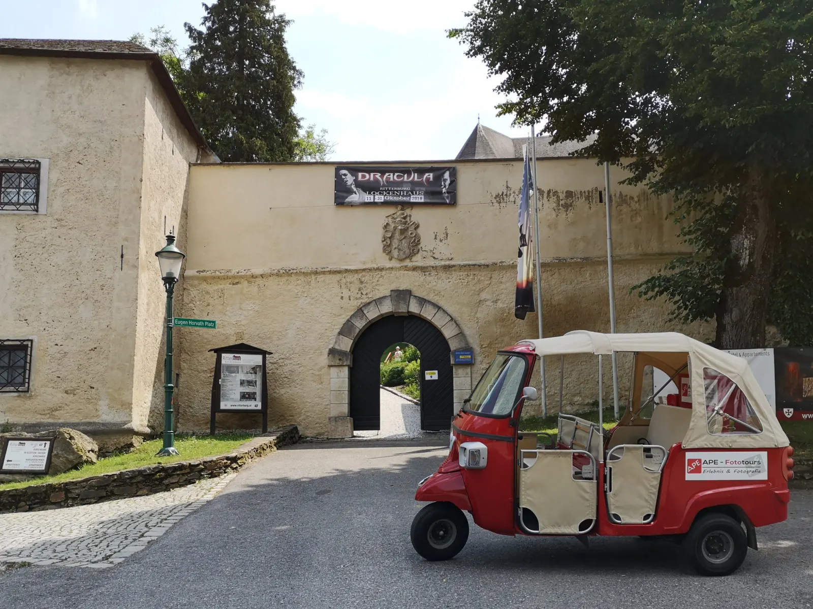 Eingang Burg Lockenhaus