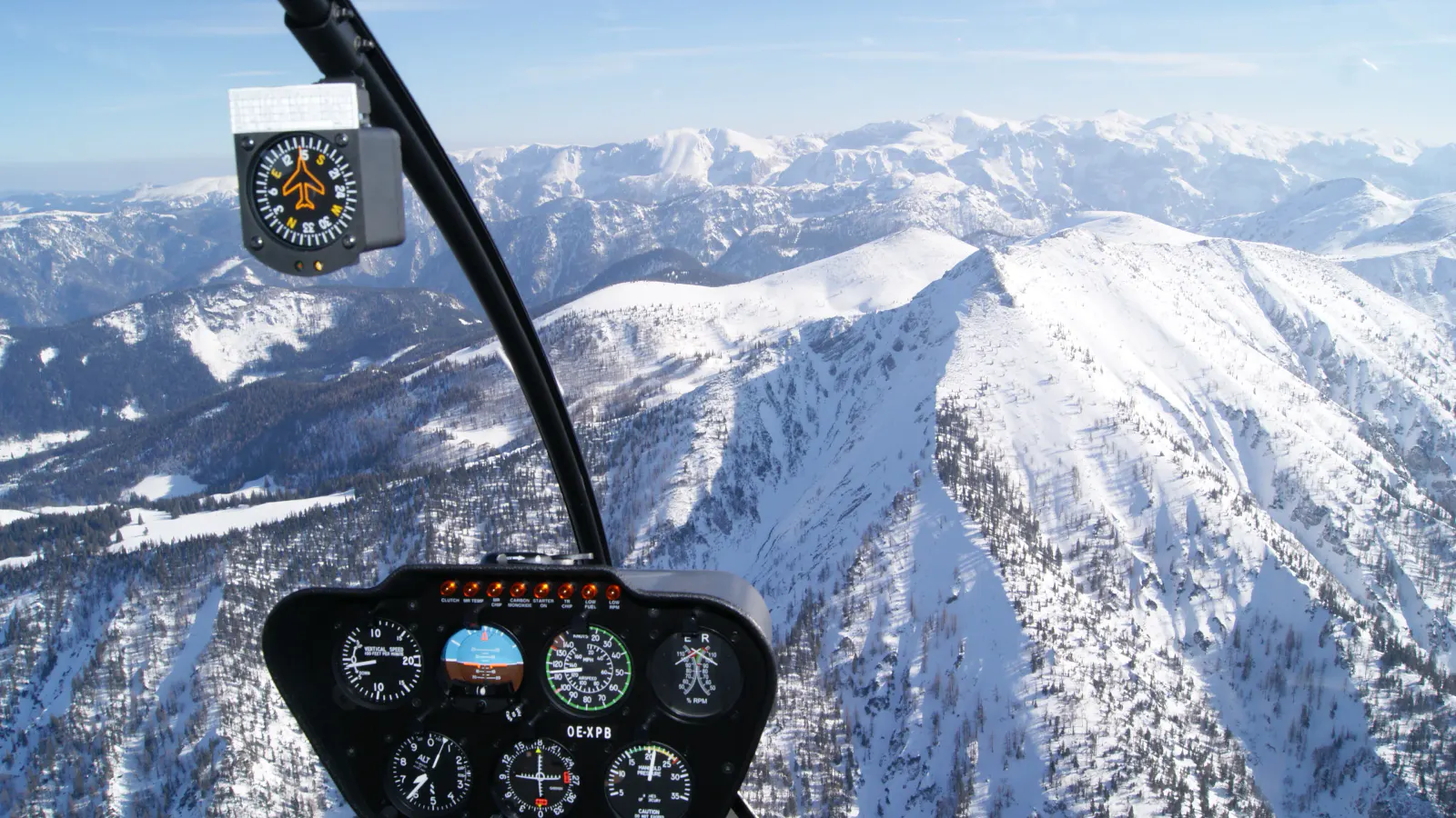 Hubschrauber Cockpit