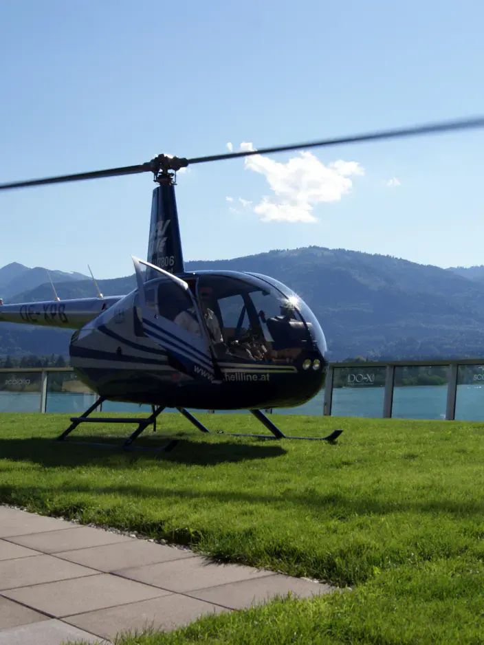 Helikopter gelandet