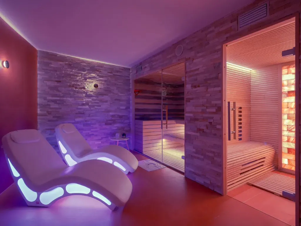 Wellnessliegen im Spabereich des Hotels Patriarca