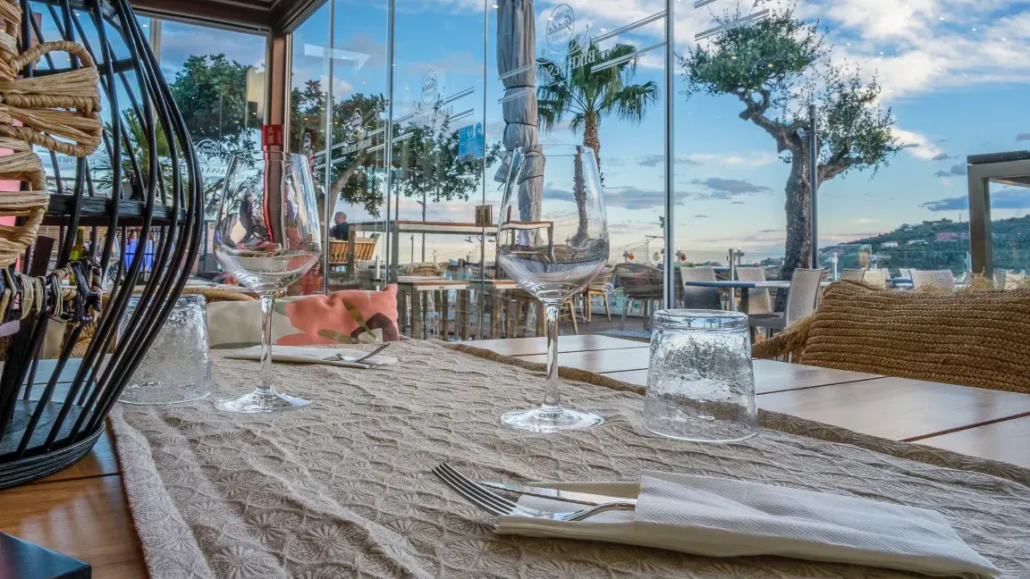 Terrasse im Hotel Villa Giada