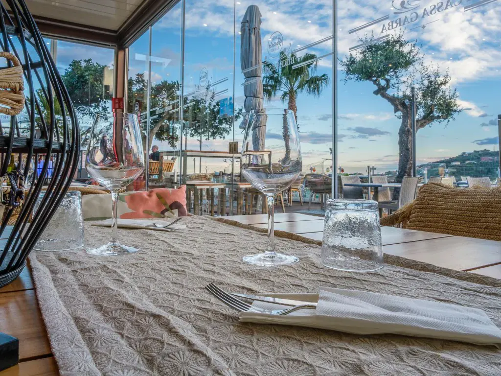 Terrasse im Hotel Villa Giada