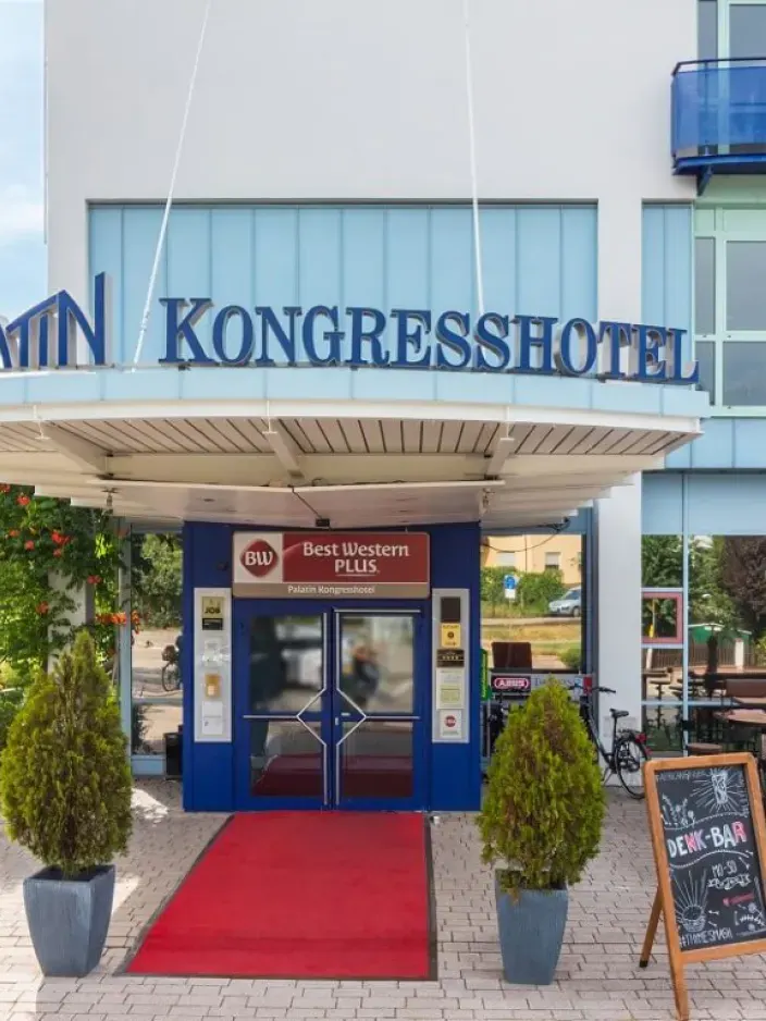 Eingangsbereich des Best Western Hotels Palatin in Wiesloch