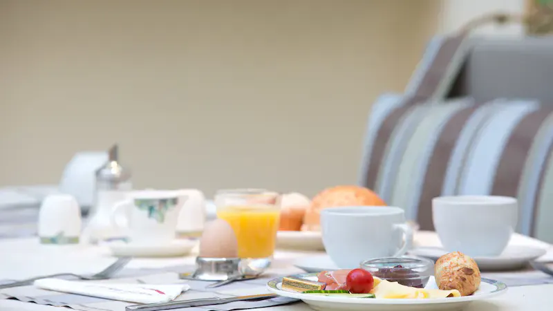 Frühstückstisch im Central Hotel Eschborn