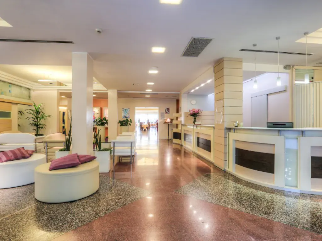 Empfangsbereich des Hotels Boemia