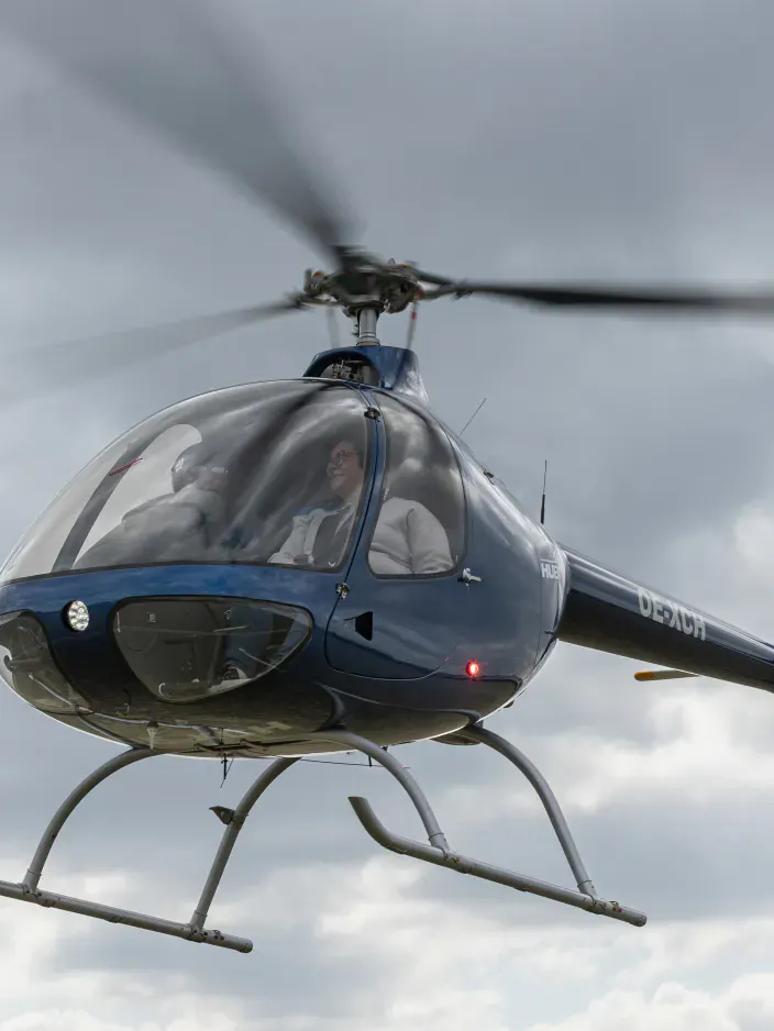 Hubschrauber in der Luft