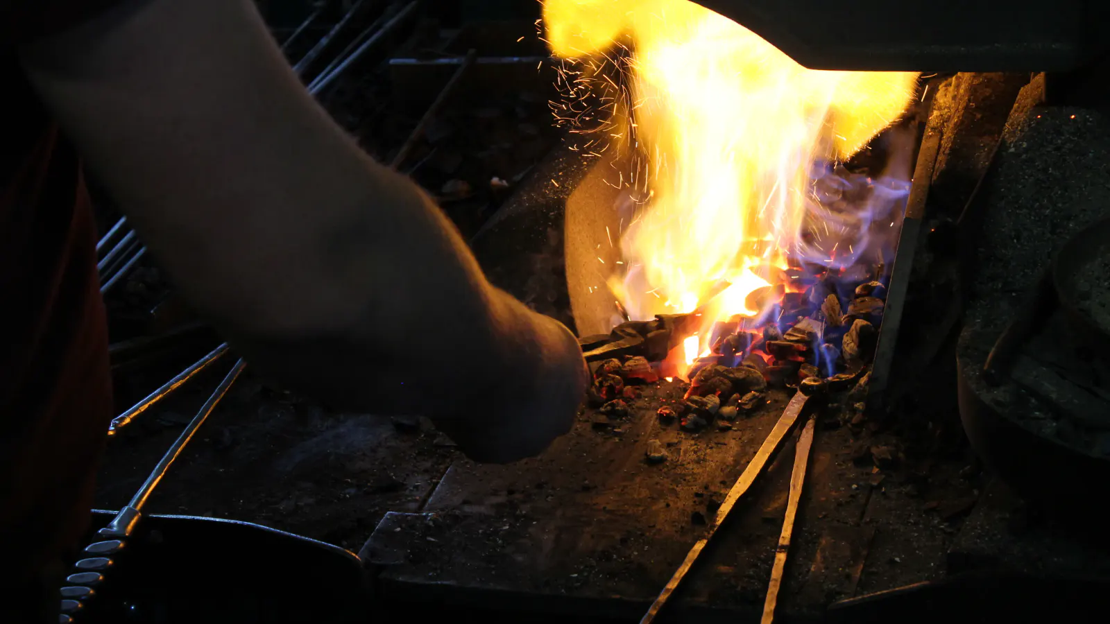 Rohling im Feuer
