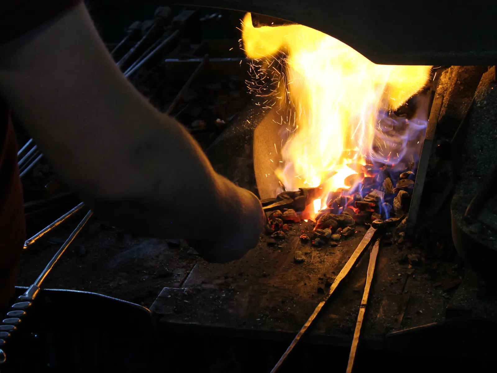 Rohling im Feuer