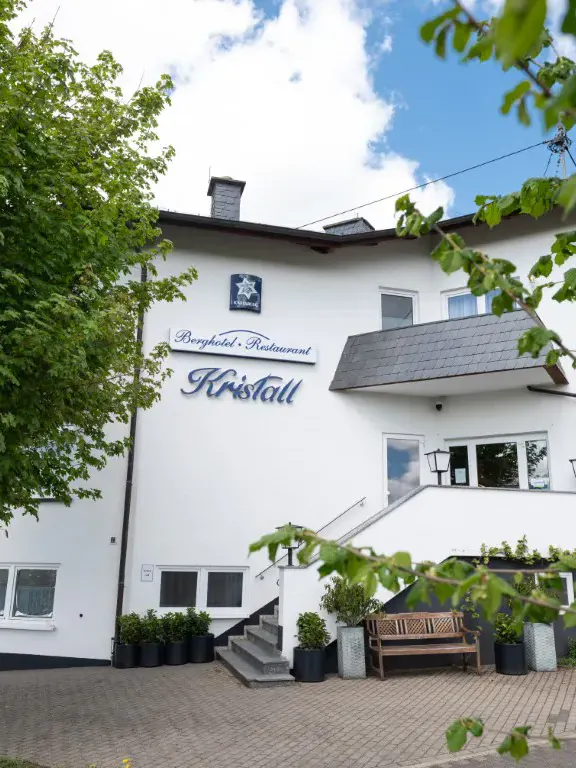 Aussenansicht des Berghotels Kristall in Idar-Oberstein