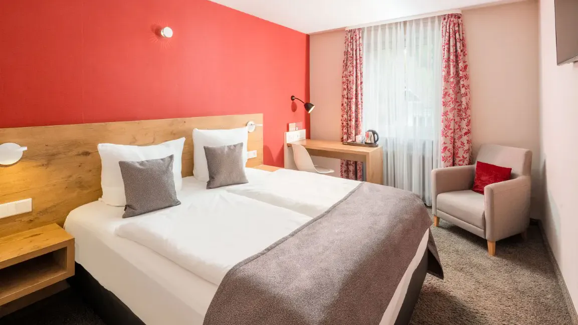 Zimmerbeispiel im Hotel Azenberg