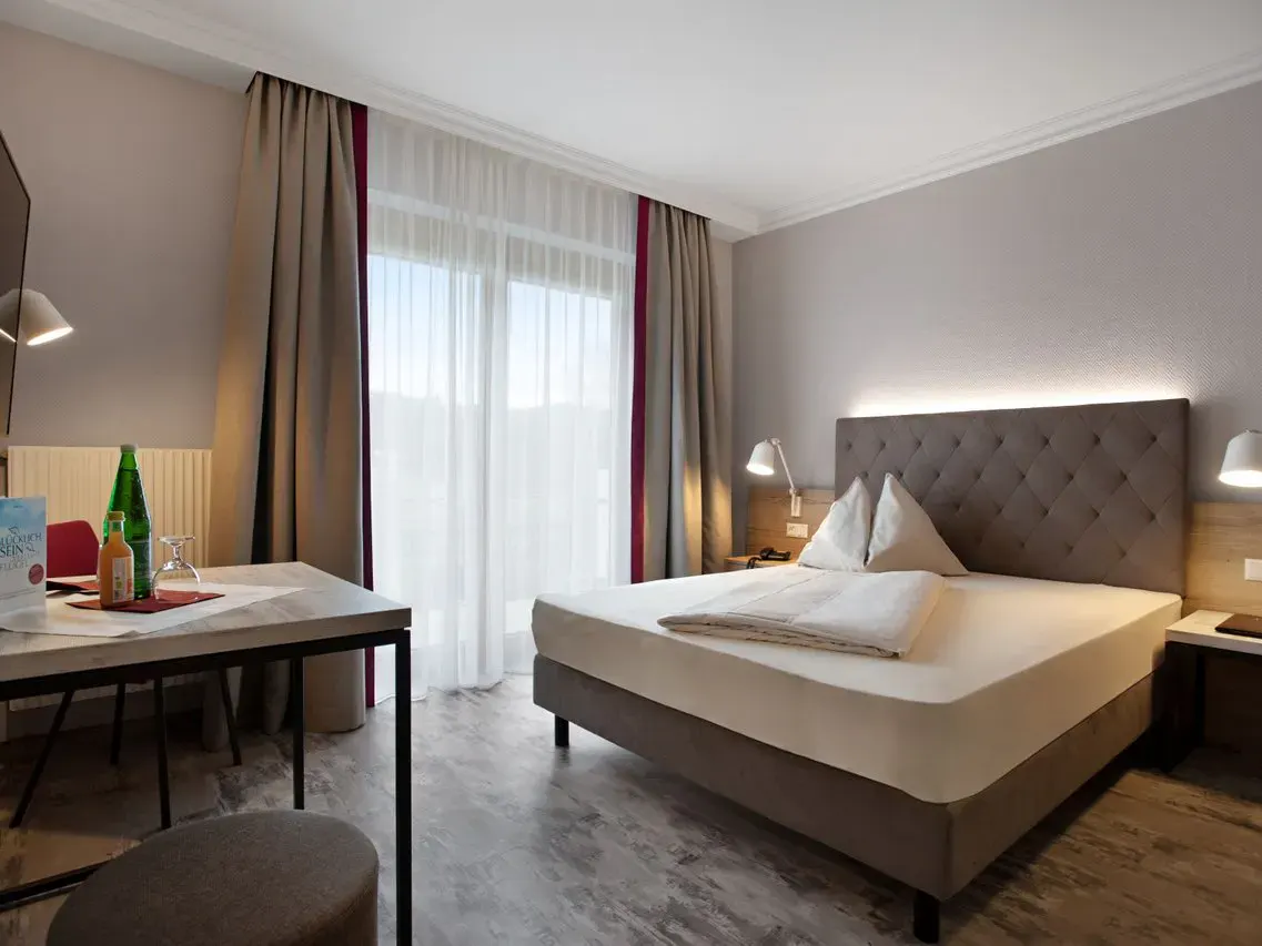 Beispiel eines Genießer-Einzelzimmers im Kurhotel Moorbad Bad Großpertholz