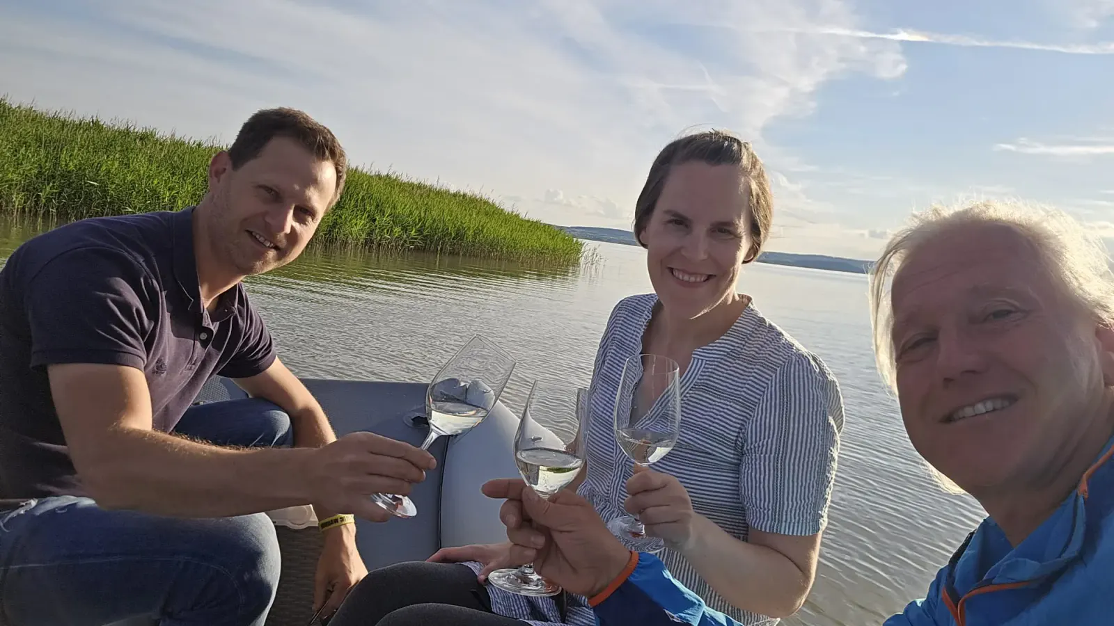 wein am boot