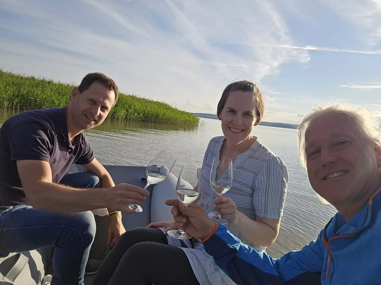 wein am boot