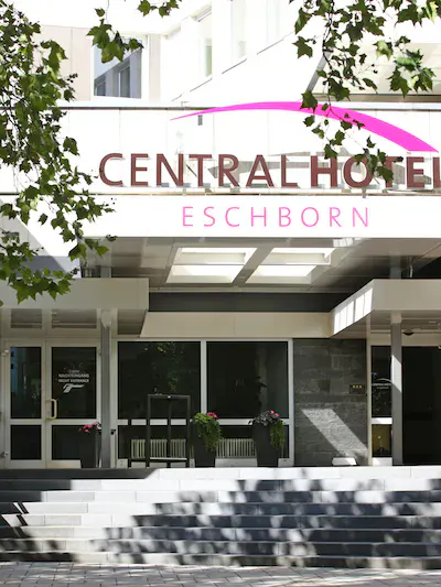 Aussenansicht des Central Hotel Eschborn