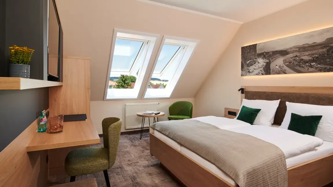 Zimmerbeispiel des Parkhotels Neustadt