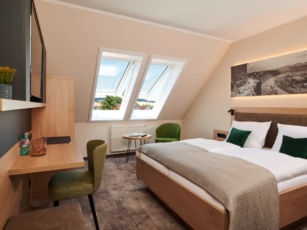 Zimmerbeispiel des Parkhotels Neustadt