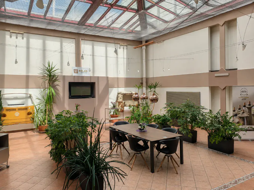 Atriumansicht des Hotels Mercure Am Entenfang