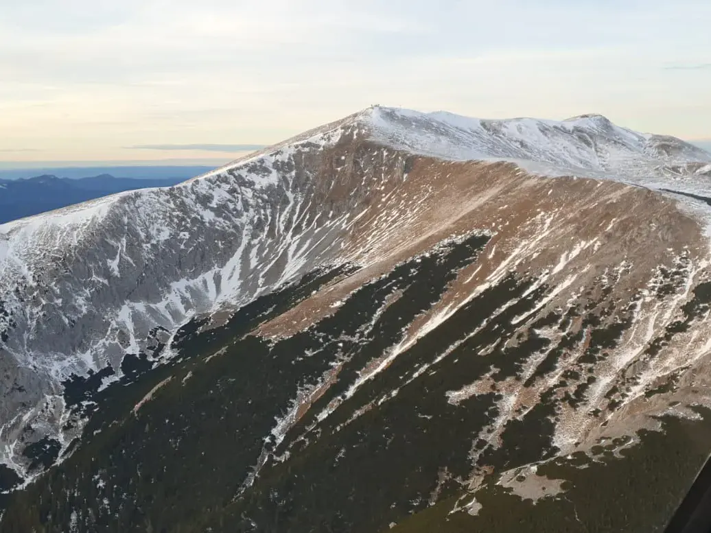 Aussicht aus dem Hubschrauber